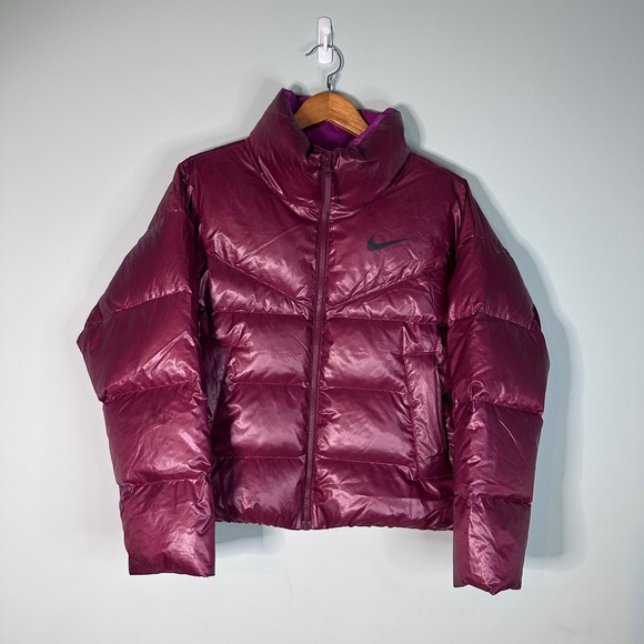 Nike Jackets & Blazers - Nike Sportswear Down-Fill Windrunner Puffer Jacket Burgundy Size S CU5094-638